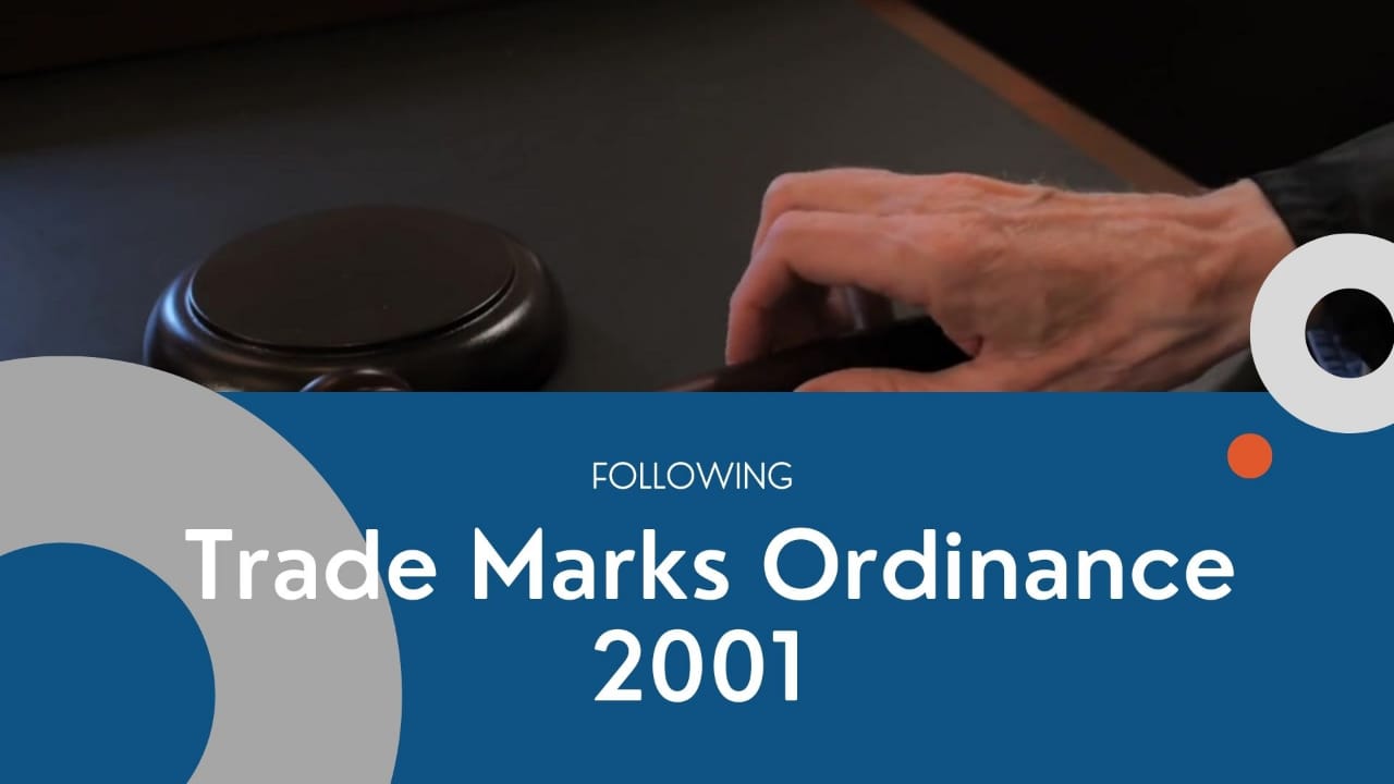 Trade Mark Ordinance 2001: No.1 Trademark attorney in Pakistan.